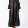 Phoenix on Black Satin Sui Abaya