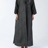 Shiny Stars on Black Brocade Sui Abaya