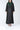 Creek on Black & Green Pure Silk Sui Abaya