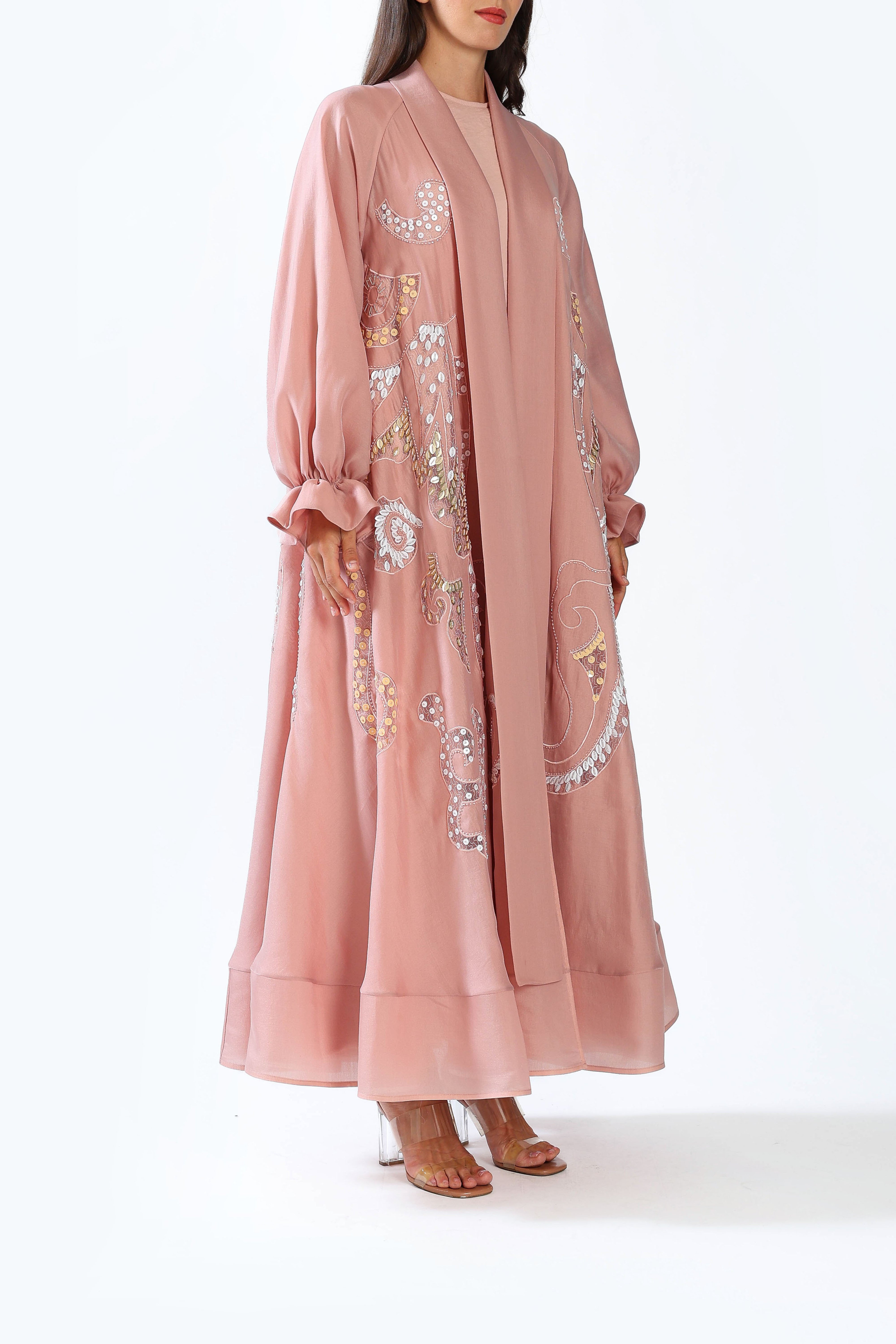 Butterfly on Pink Tencel
