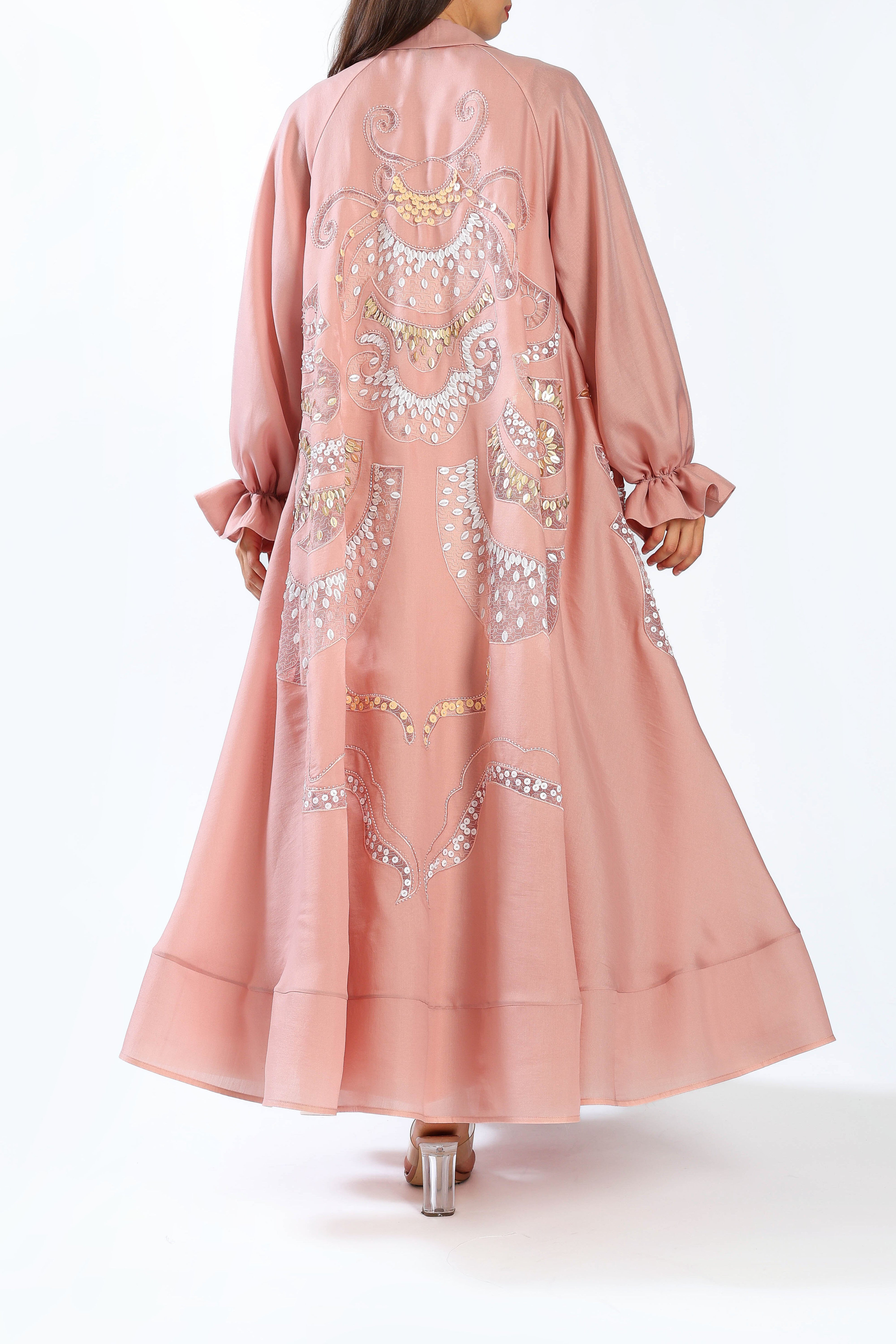 Butterfly on Pink Tencel
